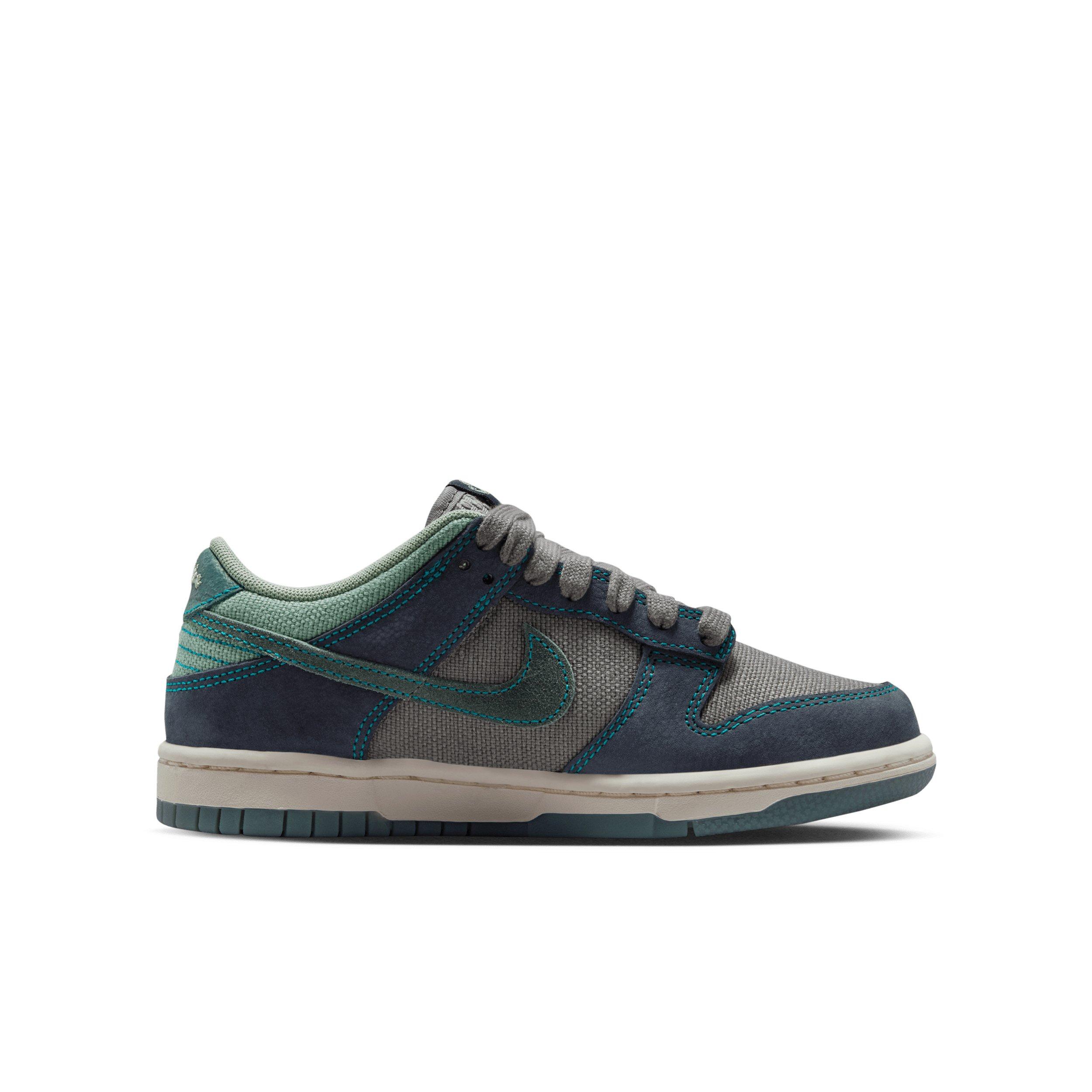 Nike Dunk Low LV8 1 "Pencil Point/Dark Obsidian/Steam/Mineral Slate" Grade School Boys' Shoe - PENCIL/DK OBSIDIAN/STEAM/SLATE